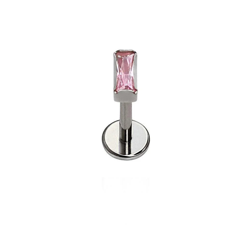 Bezel Baguette Flat Back Stud - Image 12