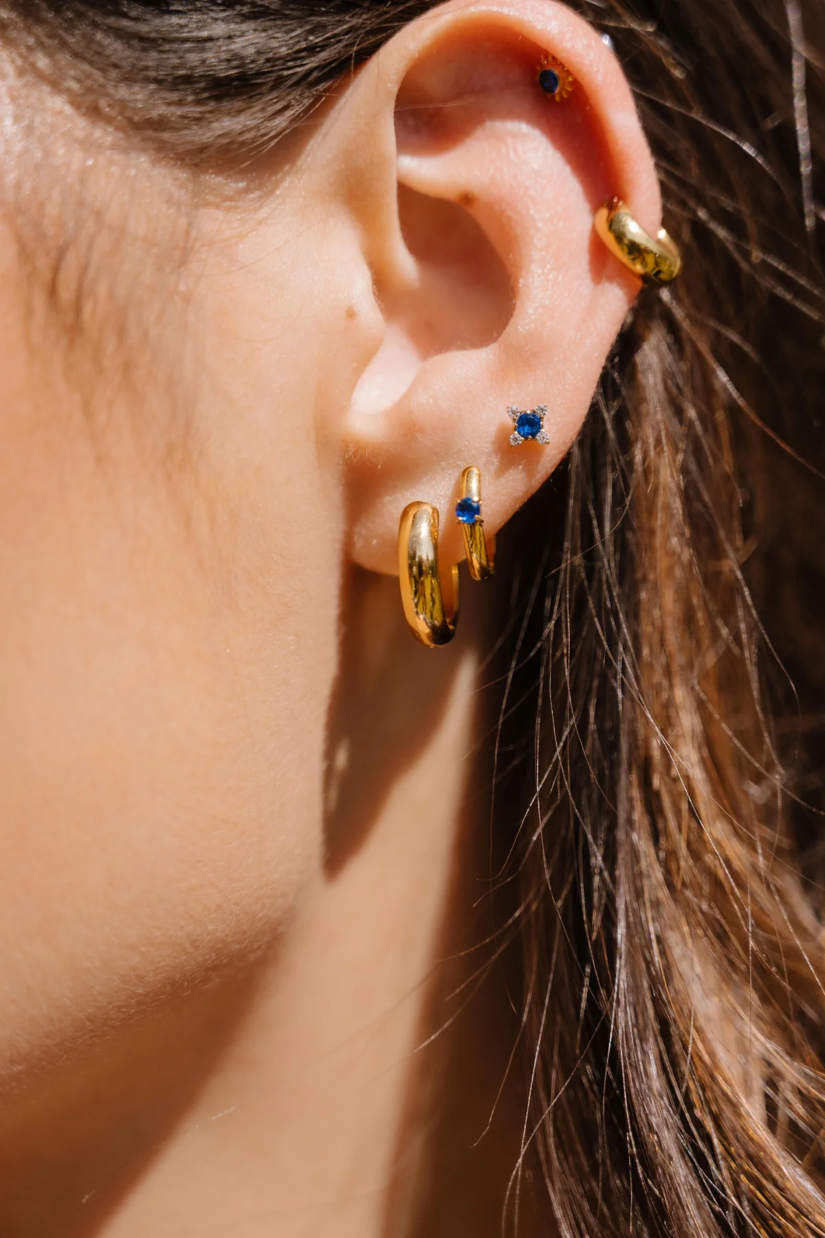 Blue Hour Flat Back Stud - Image 2