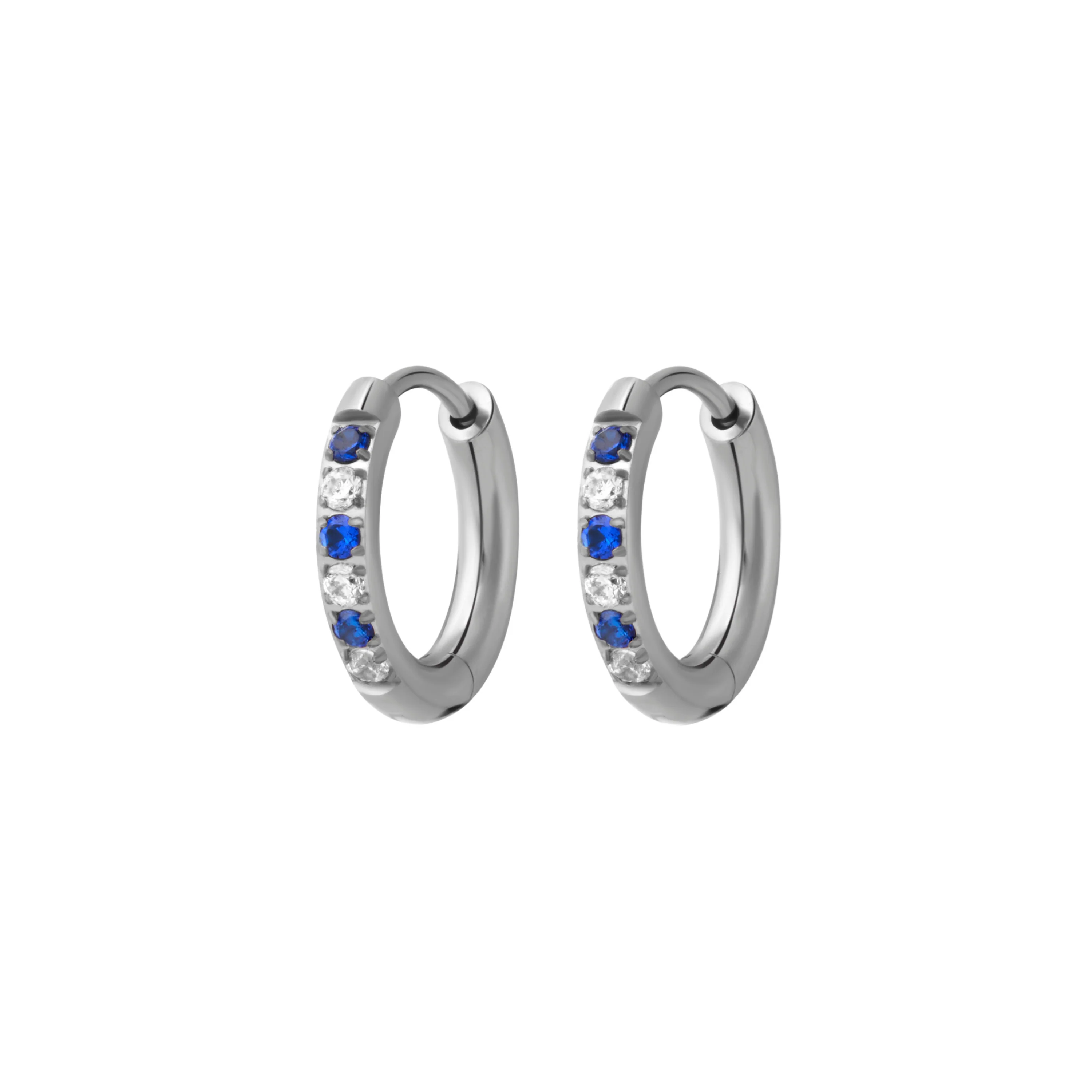 Blue Hour Titanium Celestial Hoops - Image 7
