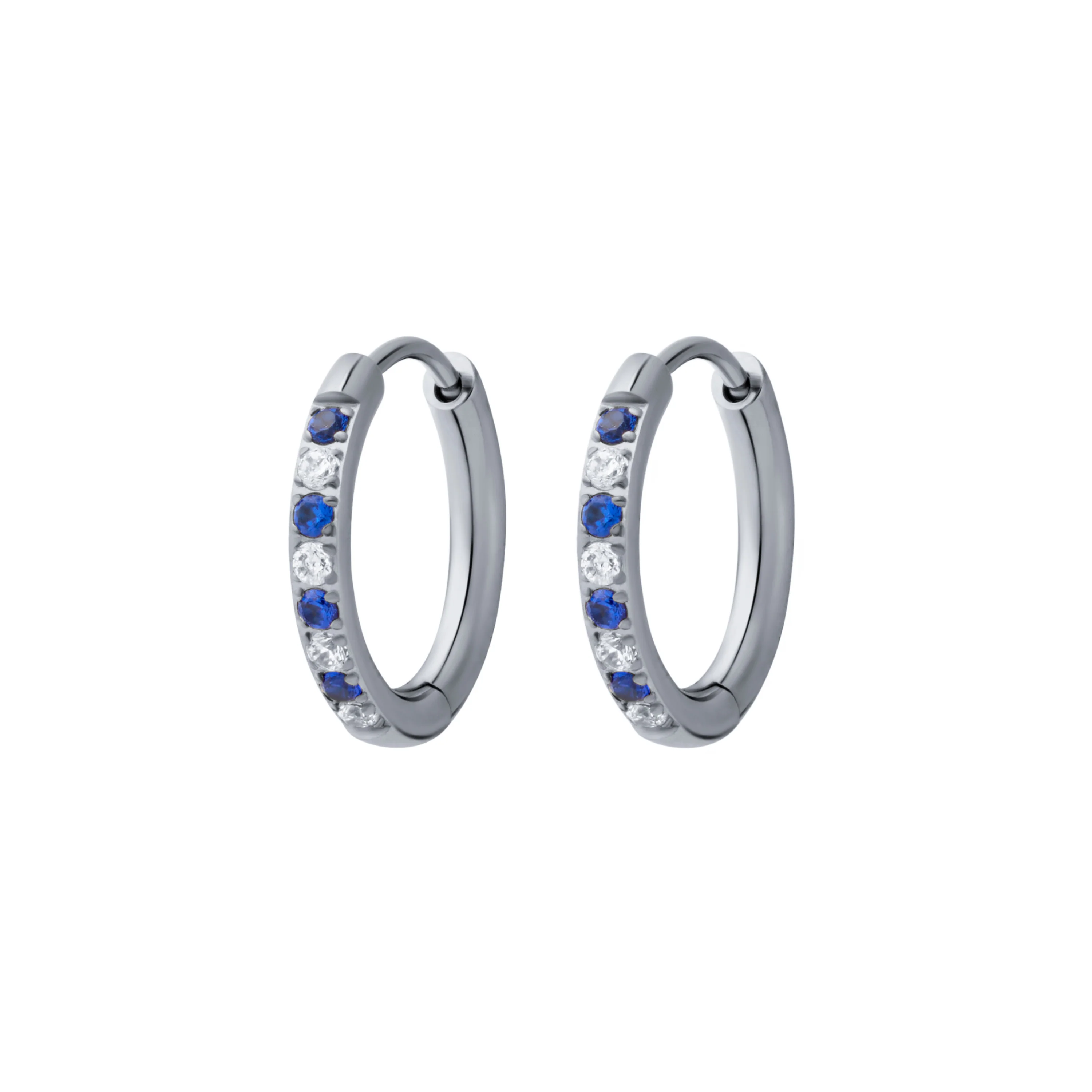 Blue Hour Titanium Celestial Hoops - Image 9