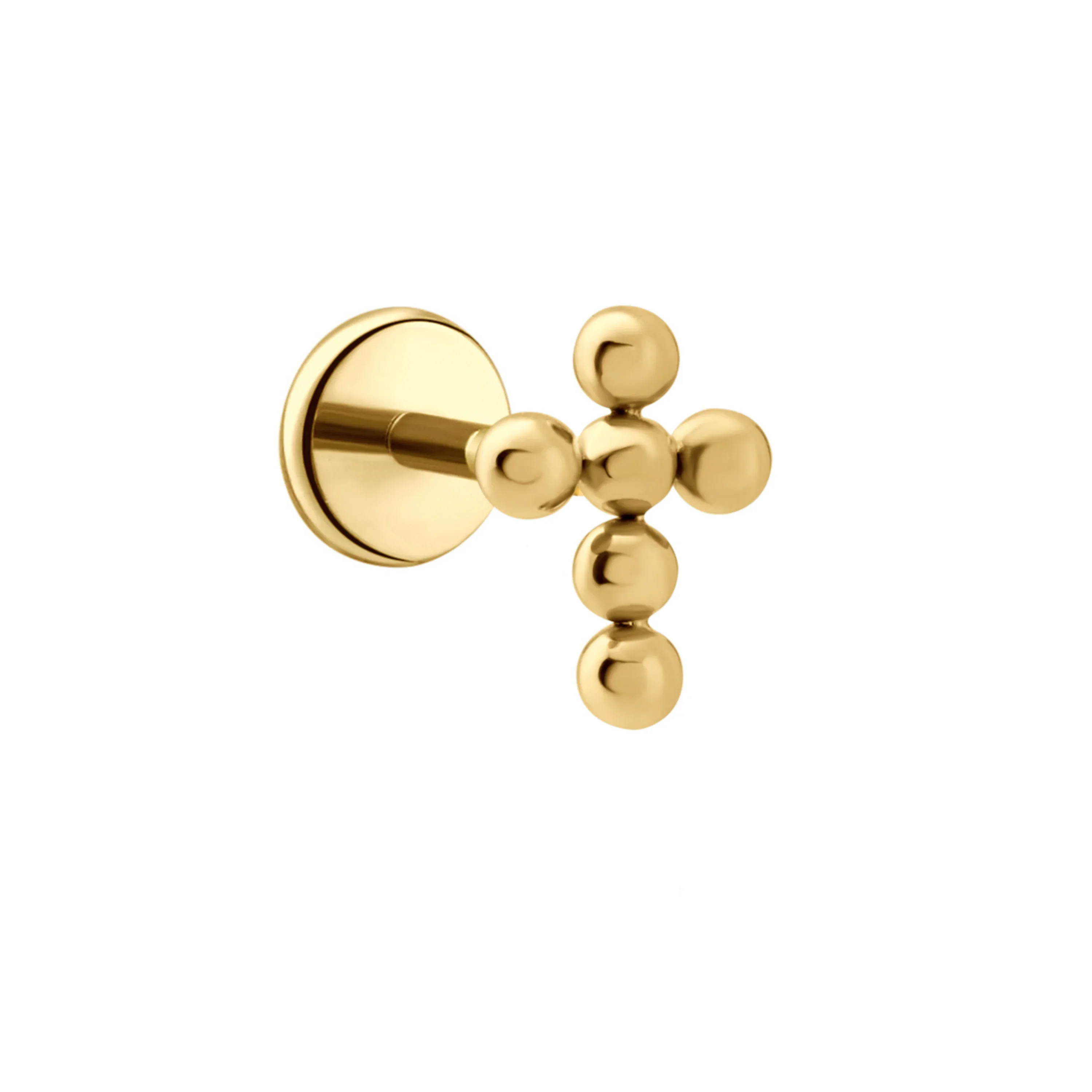 Bubble Cross Flat Back Stud - Image 5