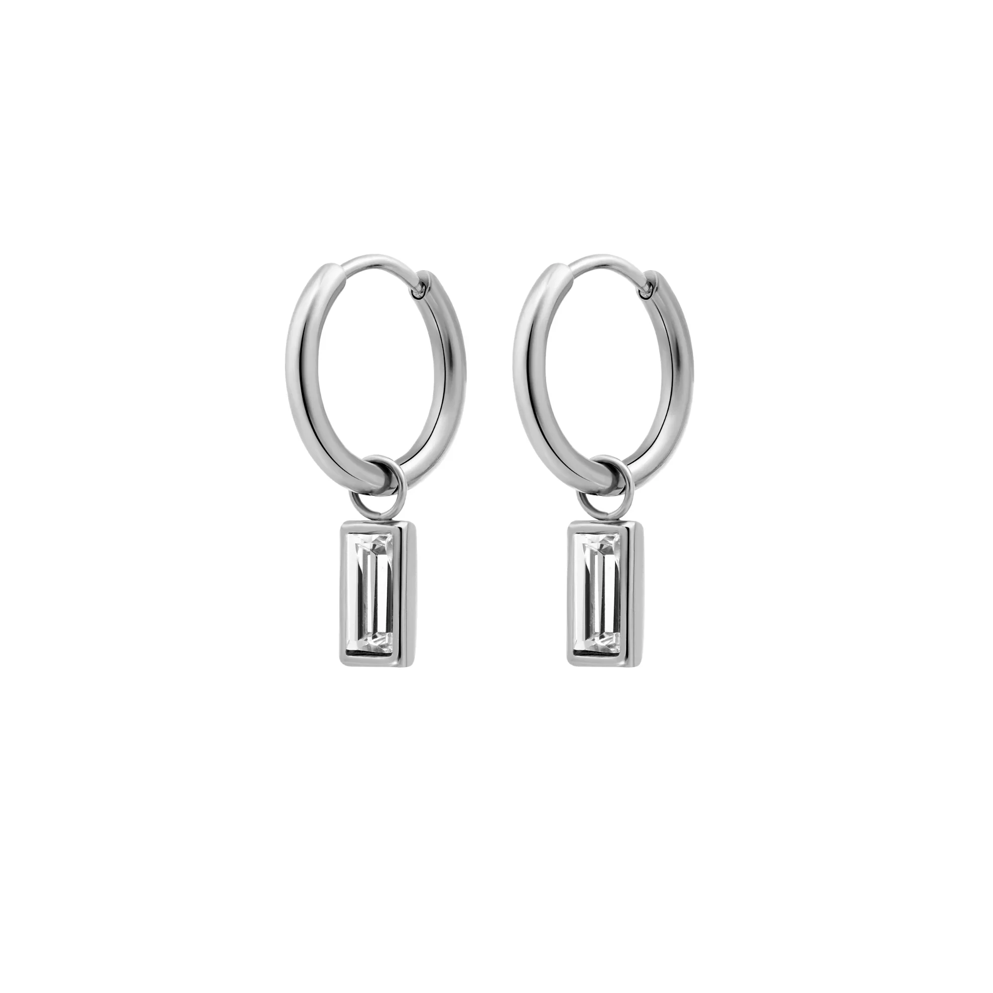 "Can I Keep You?" Gem Hoops - Image 3