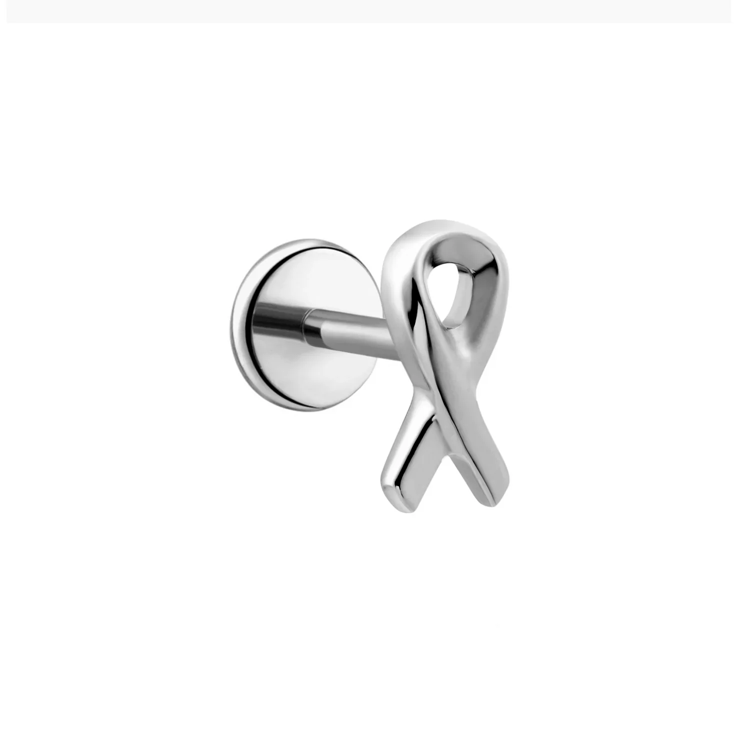 Cancer Ribbon Flat Back Stud - Image 5