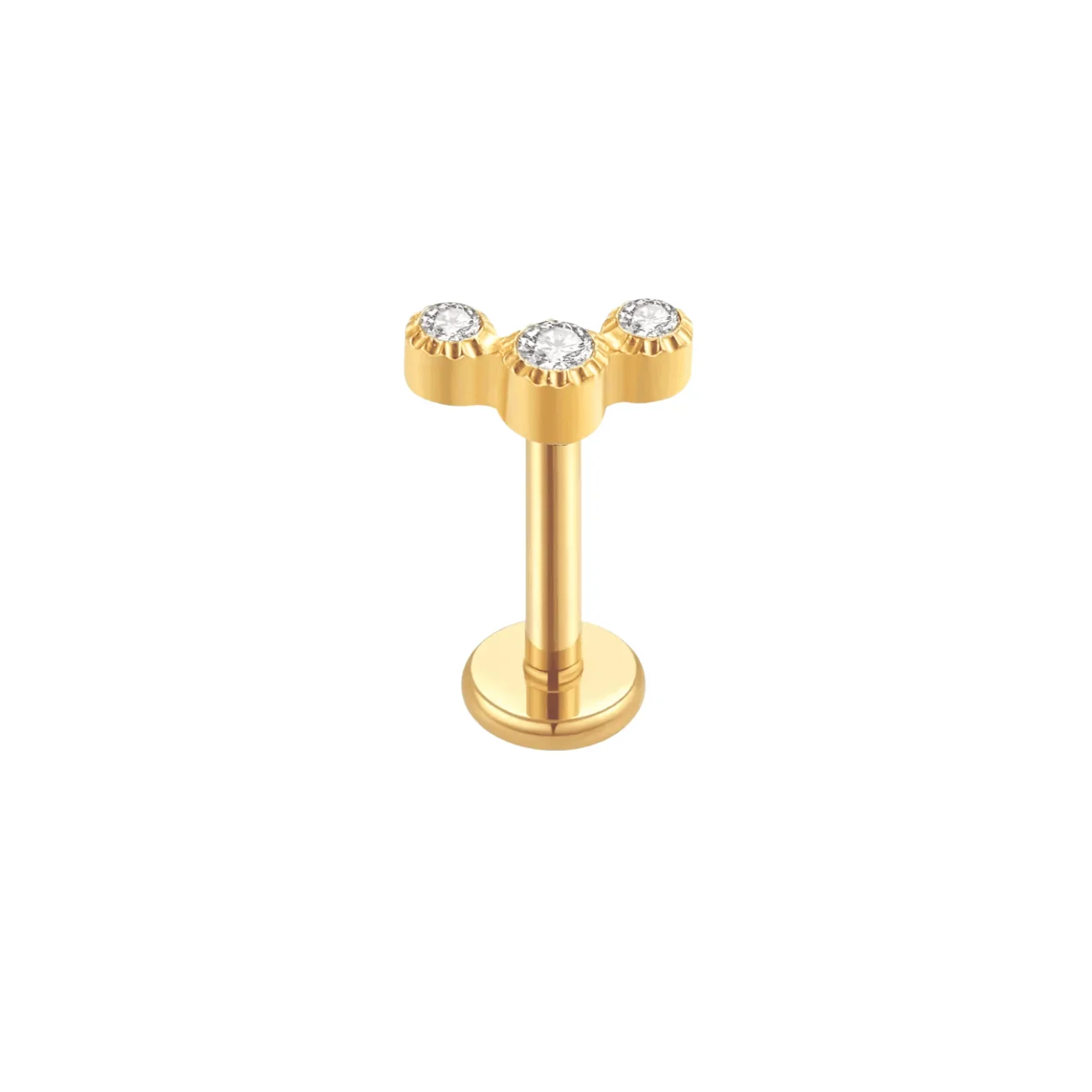 Barnacle Flat Back Stud - Clear - Image 5