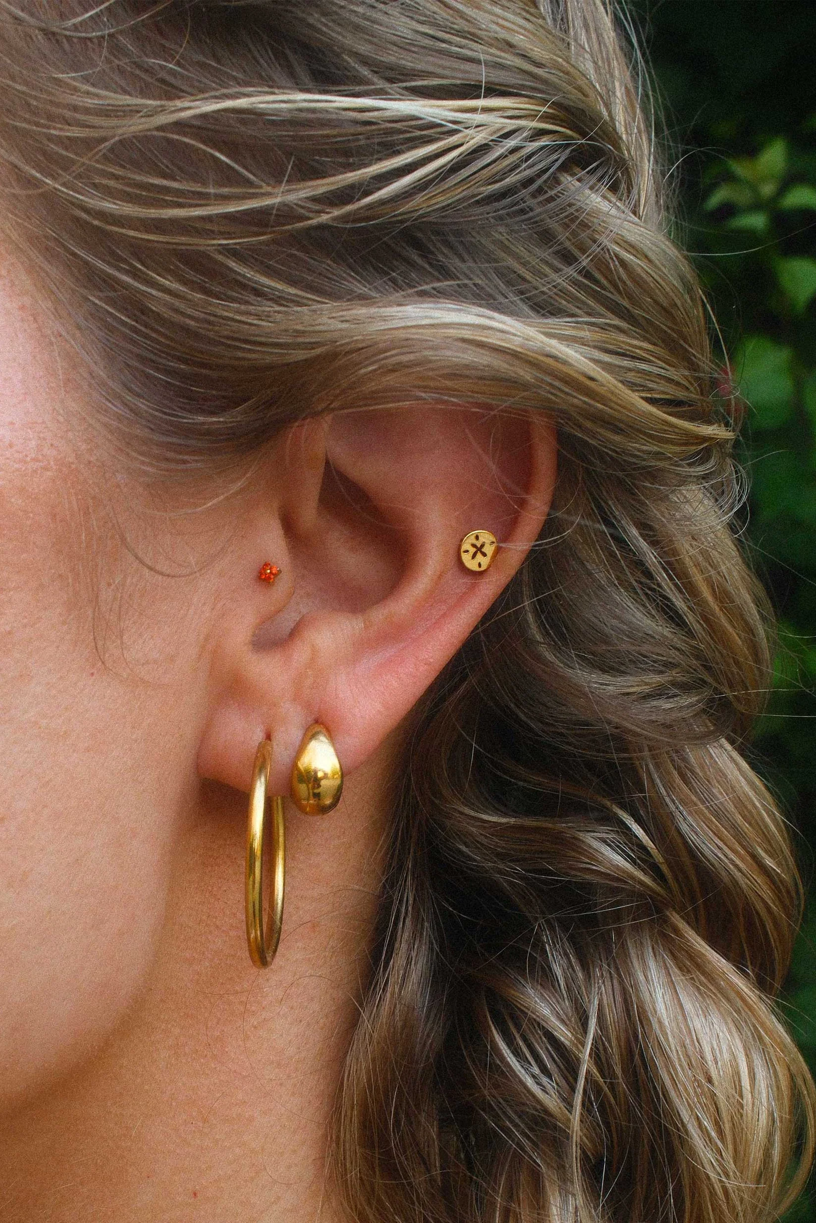Fortune Flat Back Stud - Mai Tai - Image 2