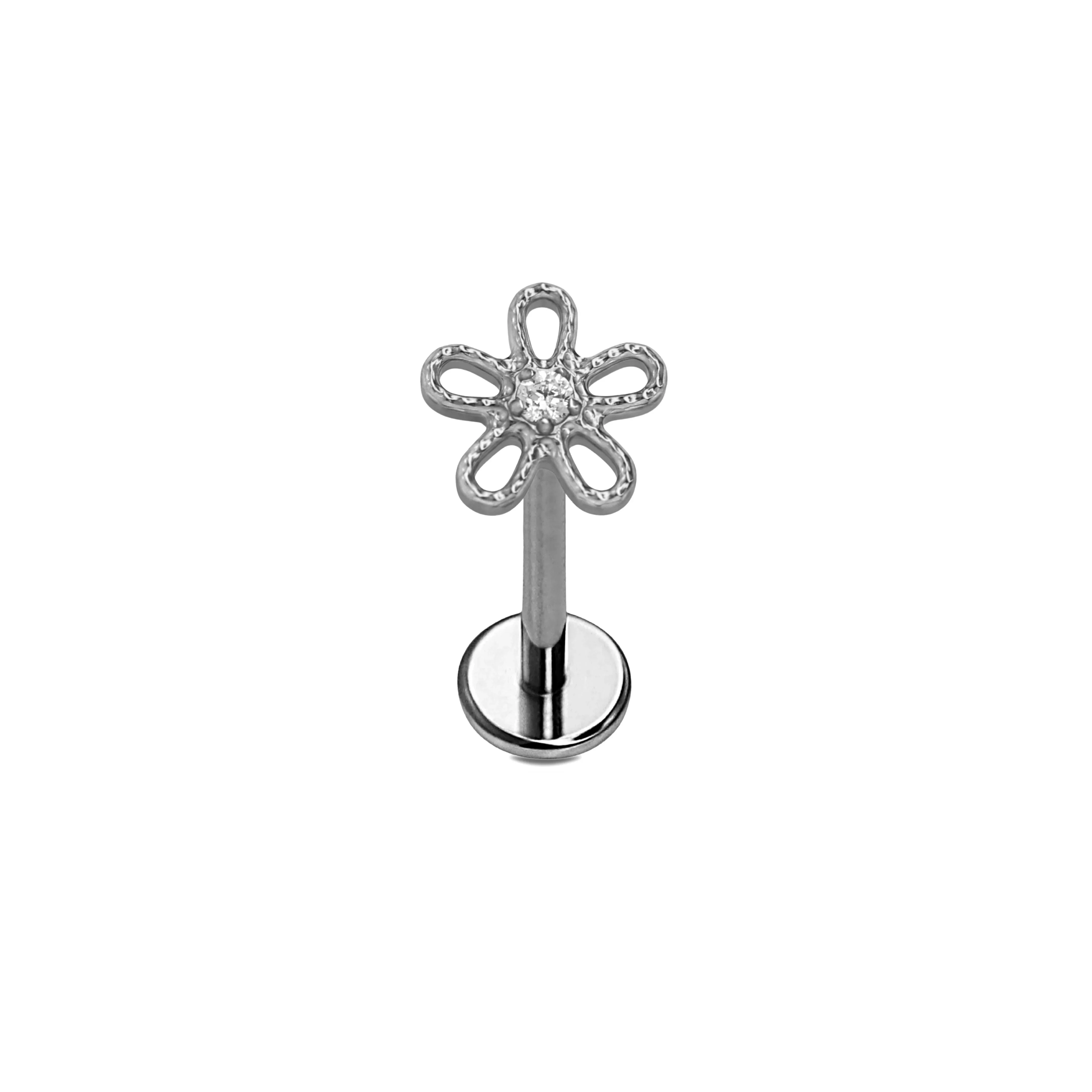 Frosted Daisy Flat Back Stud - Image 5