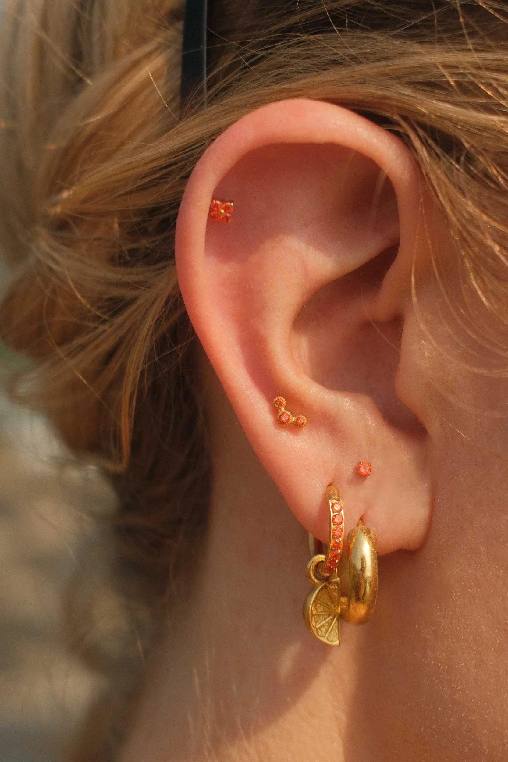 Mai Tai Titanium Celestial Hoops - Image 4