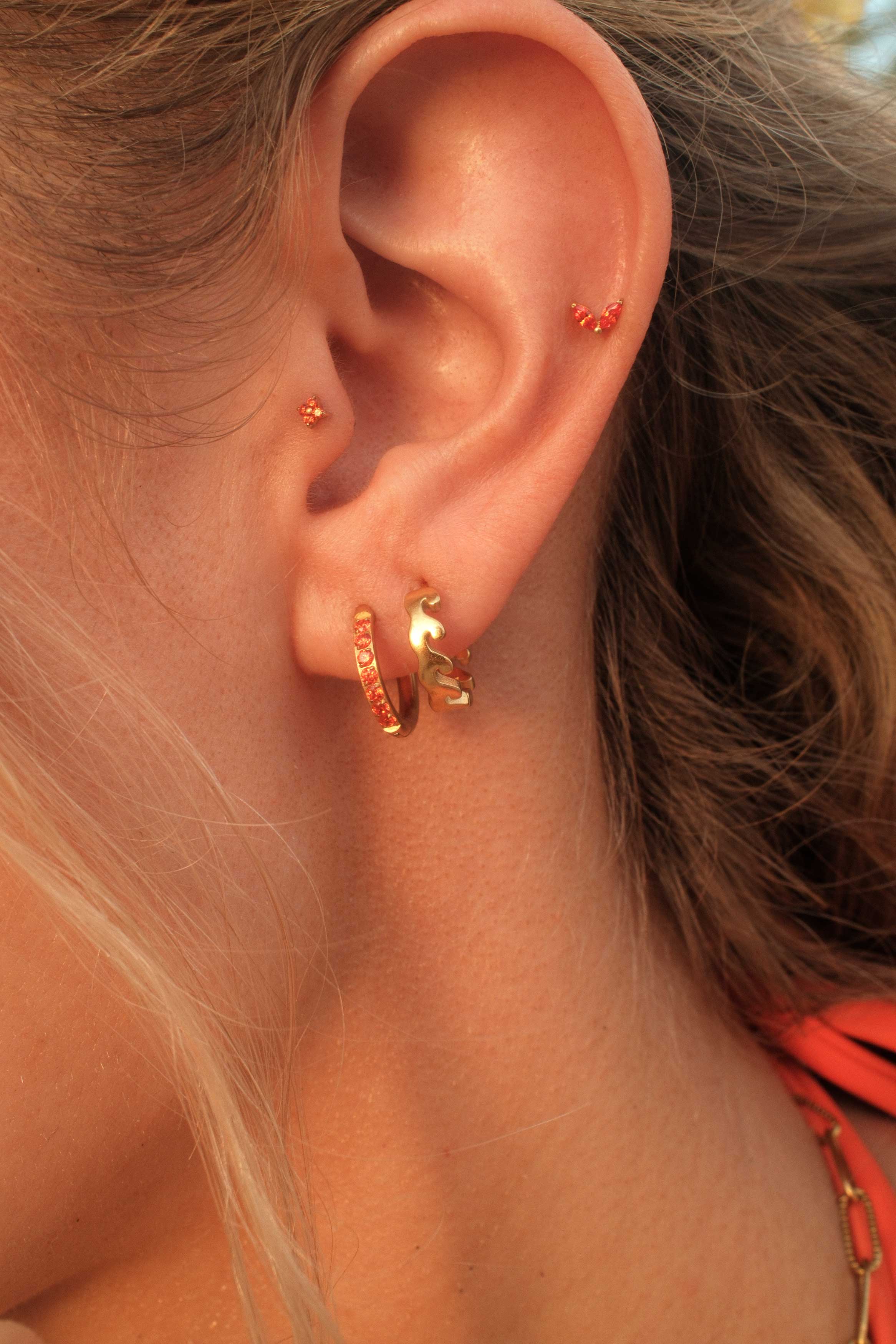 Mai Tai Titanium Celestial Hoops - Image 6