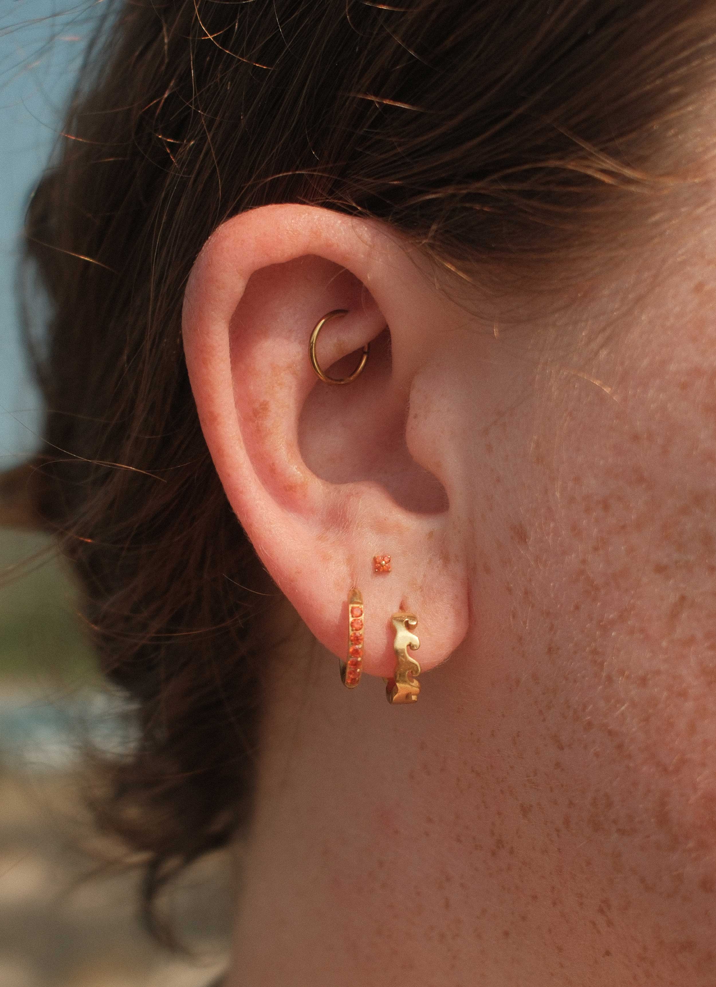 Mai Tai Titanium Celestial Hoops - Image 7