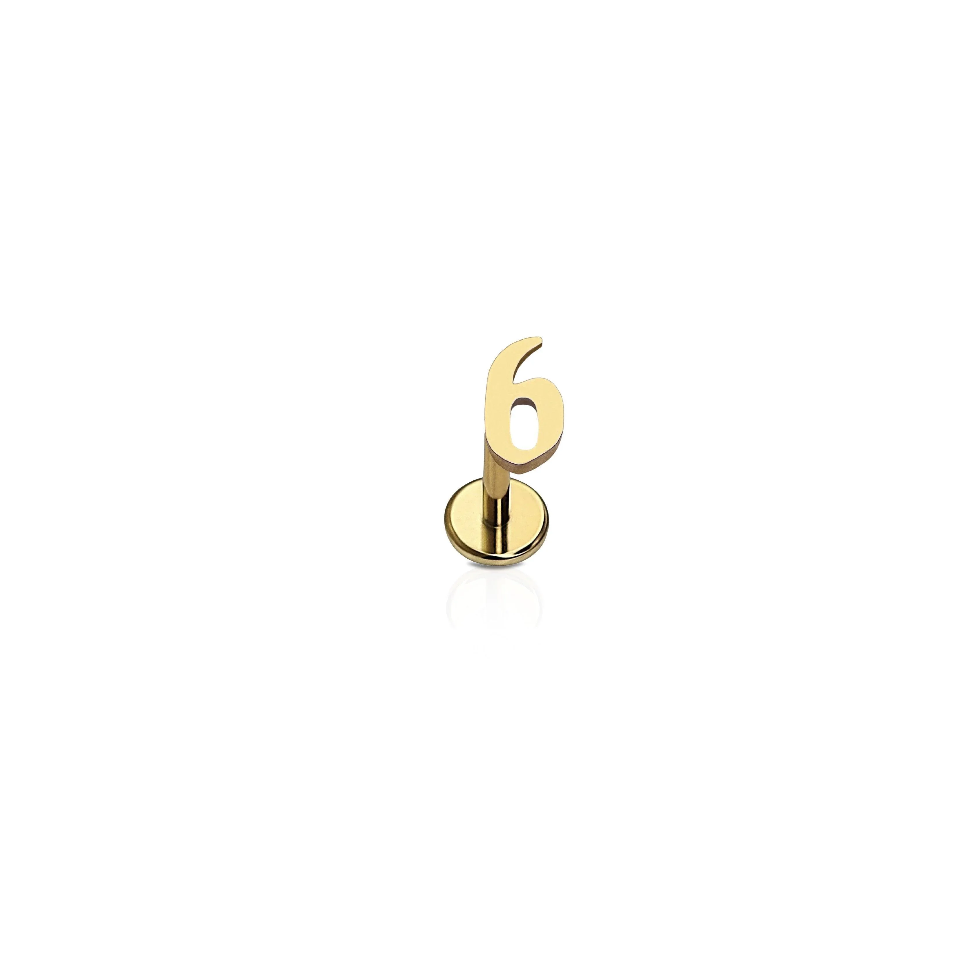 Number Flat Back Stud - Image 16