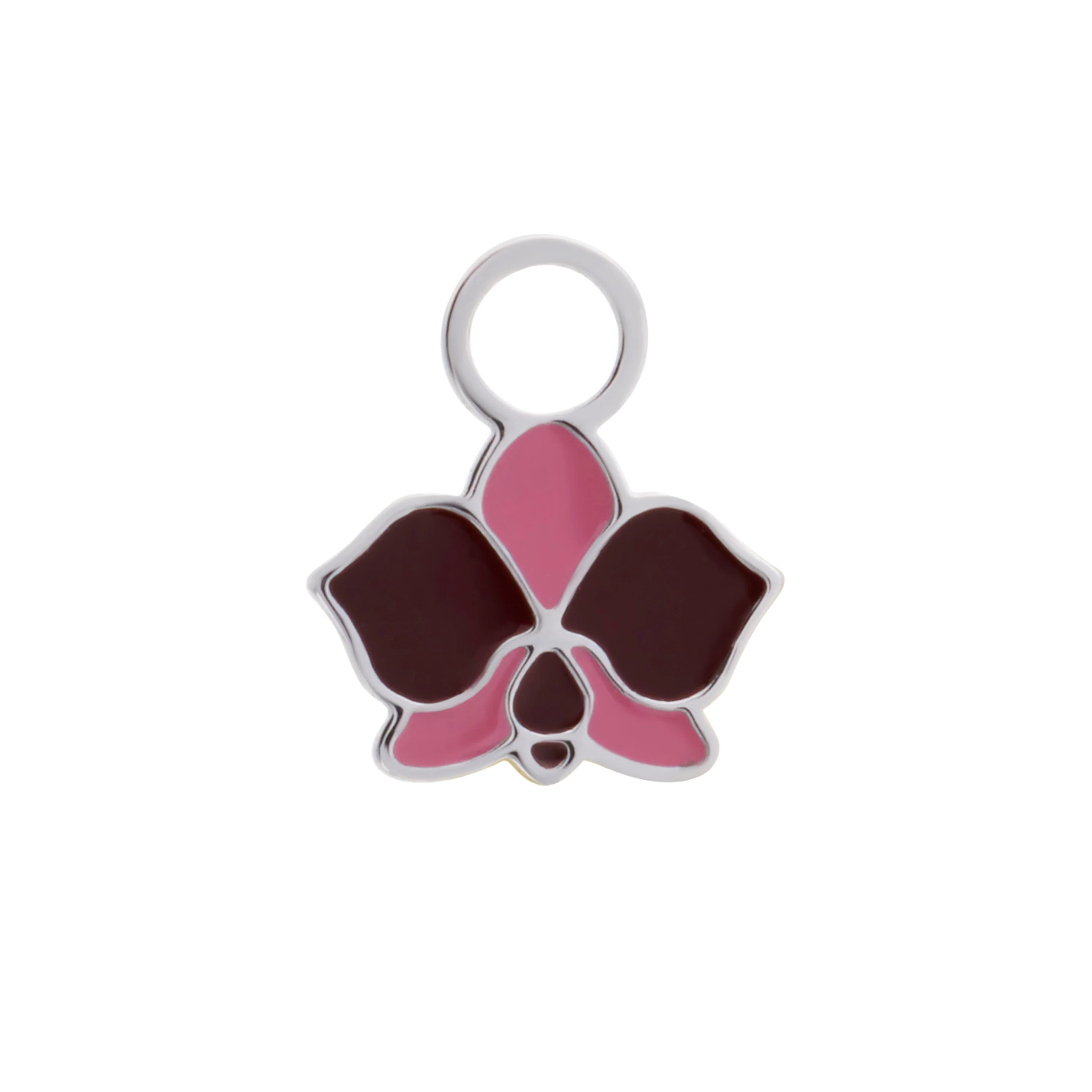 Purple Orchid Hoop Charm - Image 5