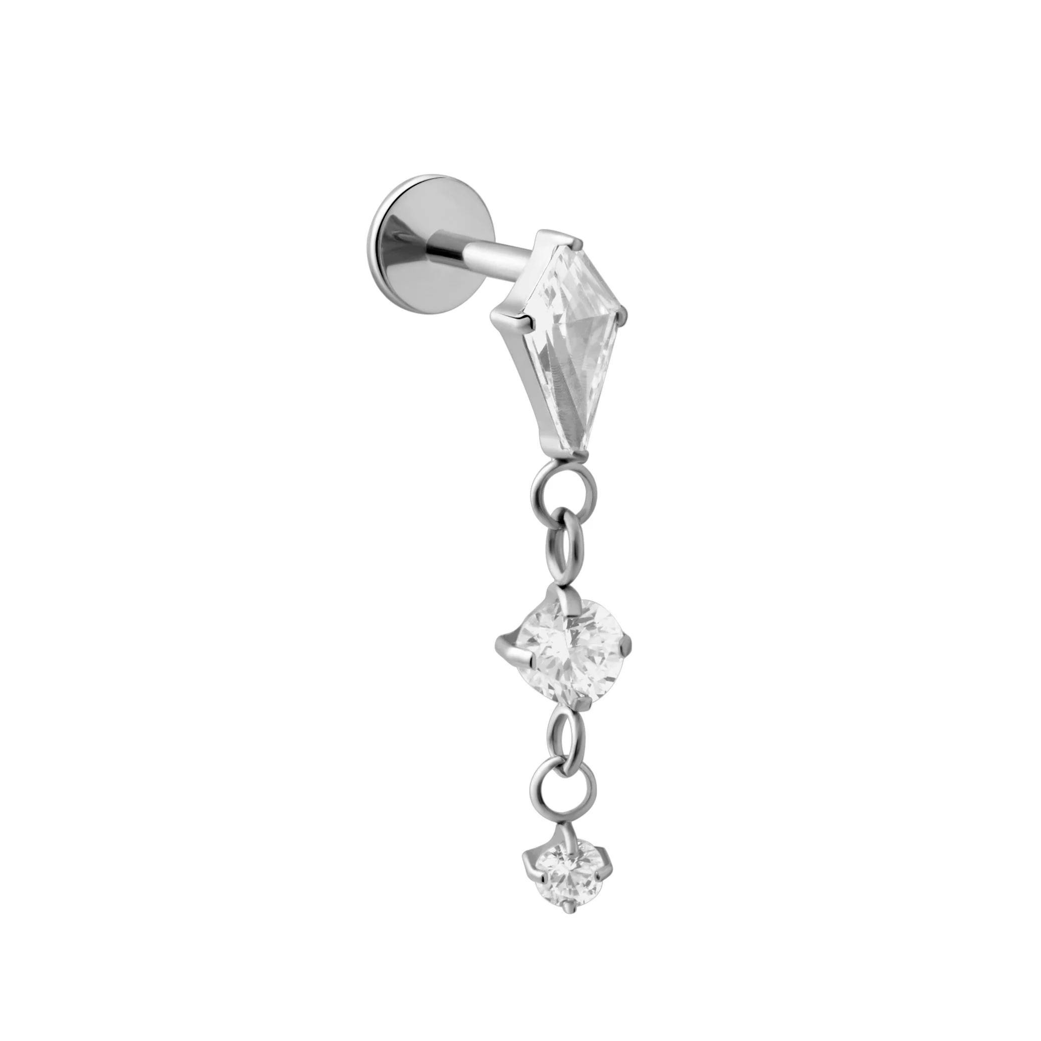 Selara Flat Back Stud - Image 5