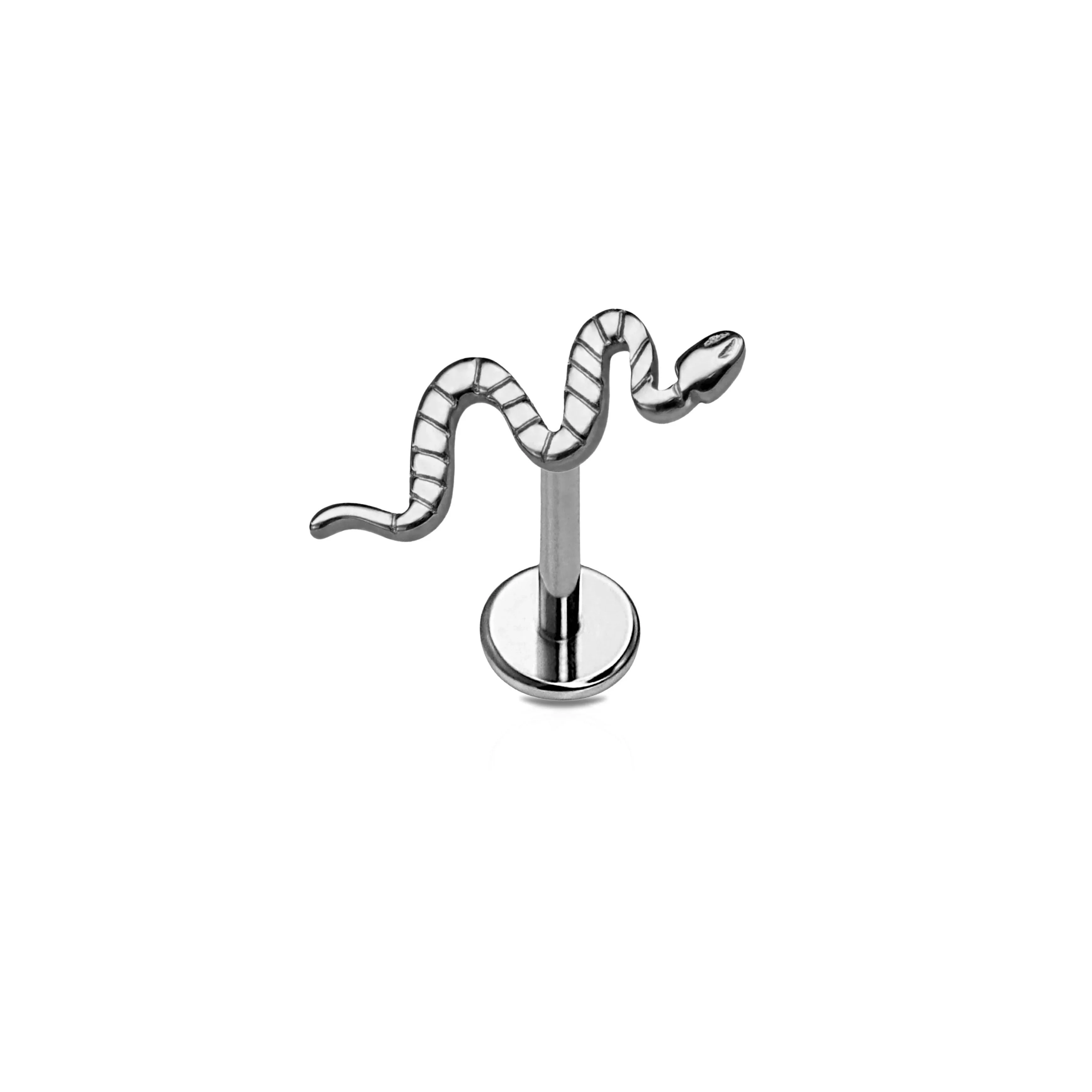 Snake Flat Back Stud - Image 5