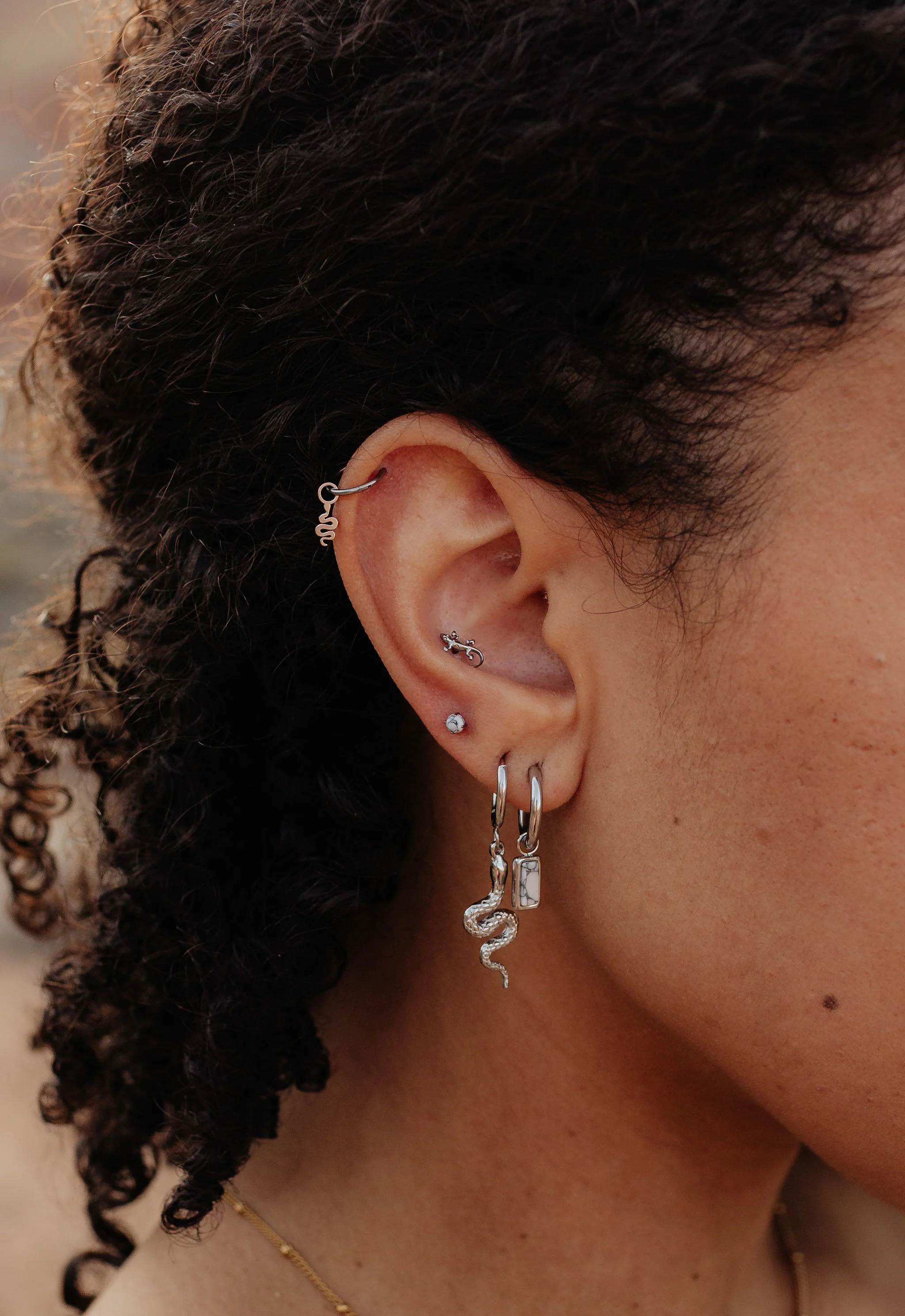 Snake Hoop Charm - Image 3