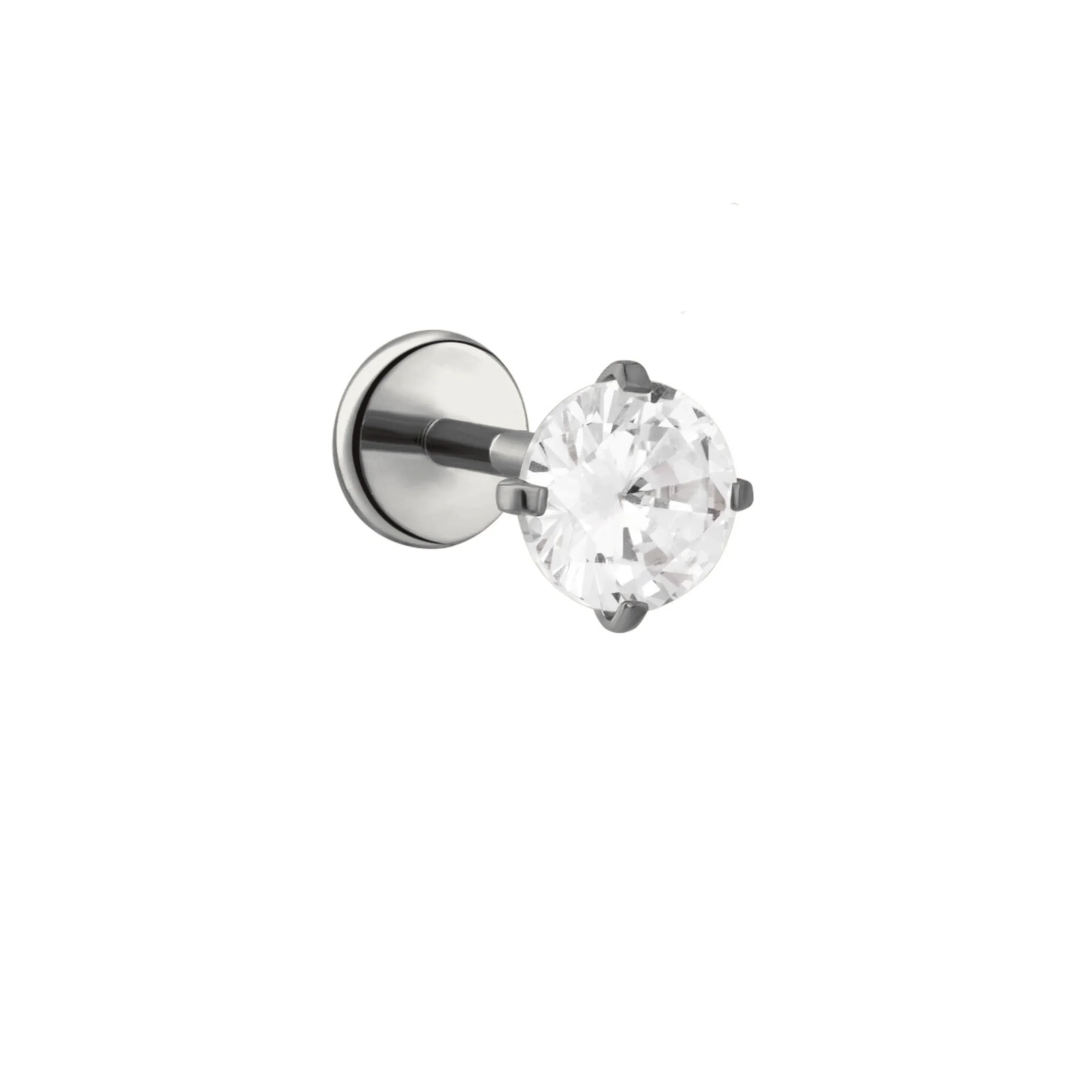 Solitaire 4mm Flat Back Stud - Image 5