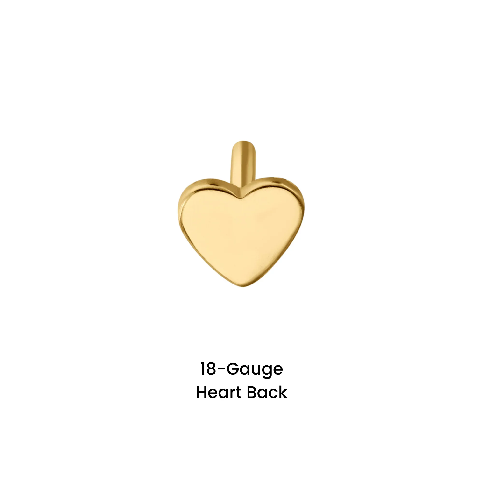 18 Gauge Special Shapes Flat Back Earring Back (Choose a Length) - Image 10