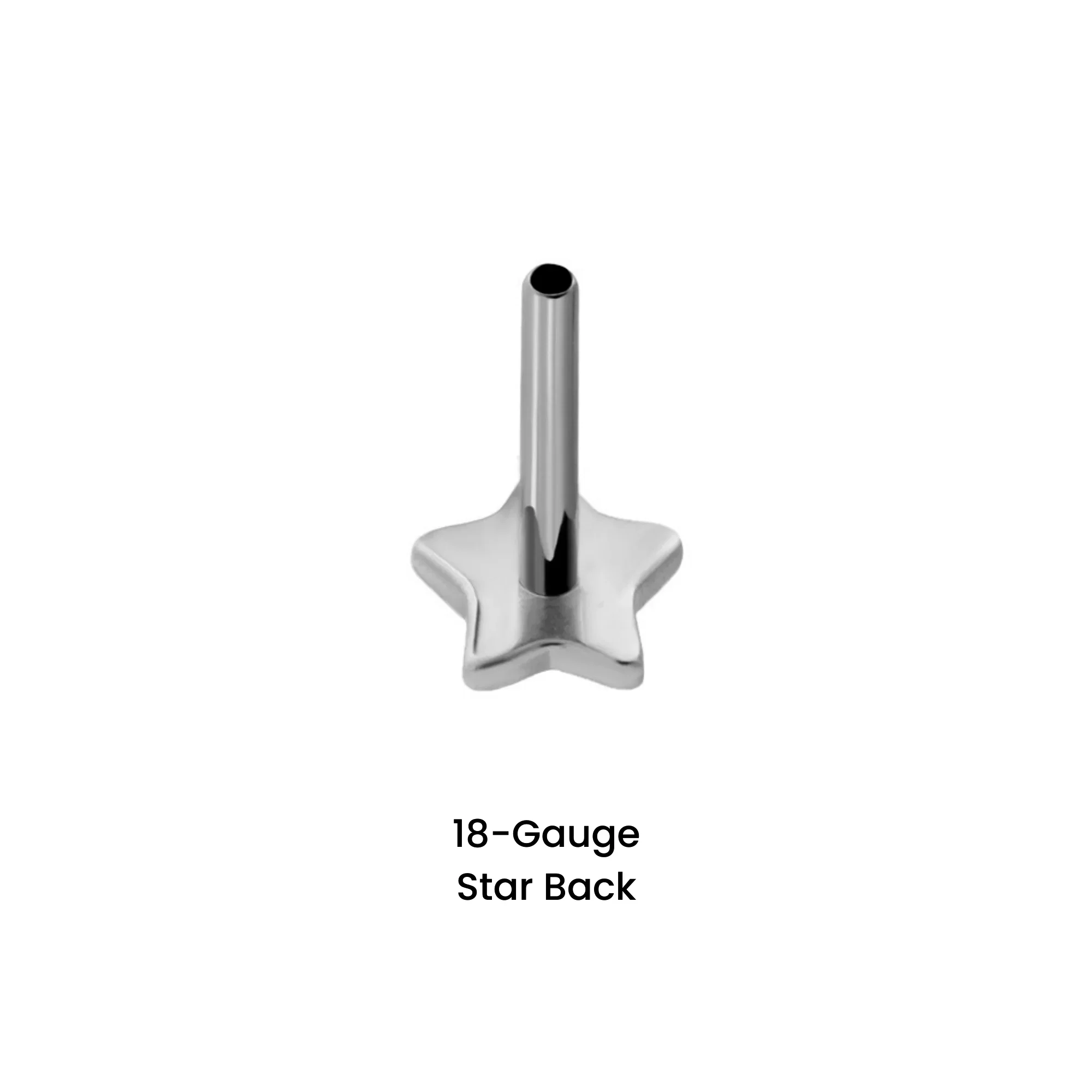 18 Gauge Special Shapes Flat Back Earring Back (Choose a Length) - Image 11