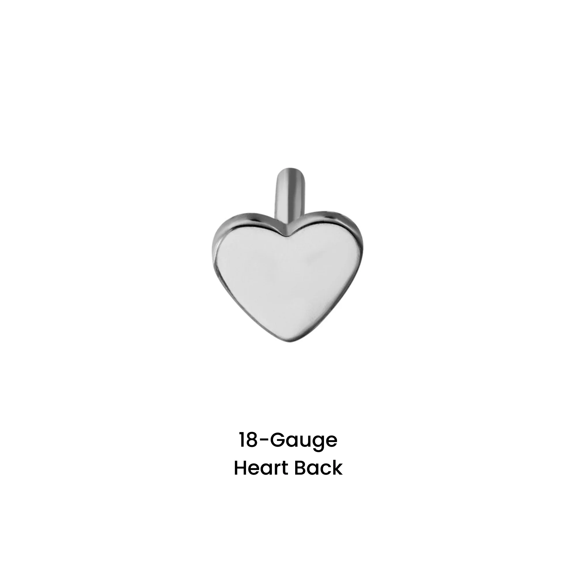 18 Gauge Special Shapes Flat Back Earring Back (Choose a Length) - Image 13