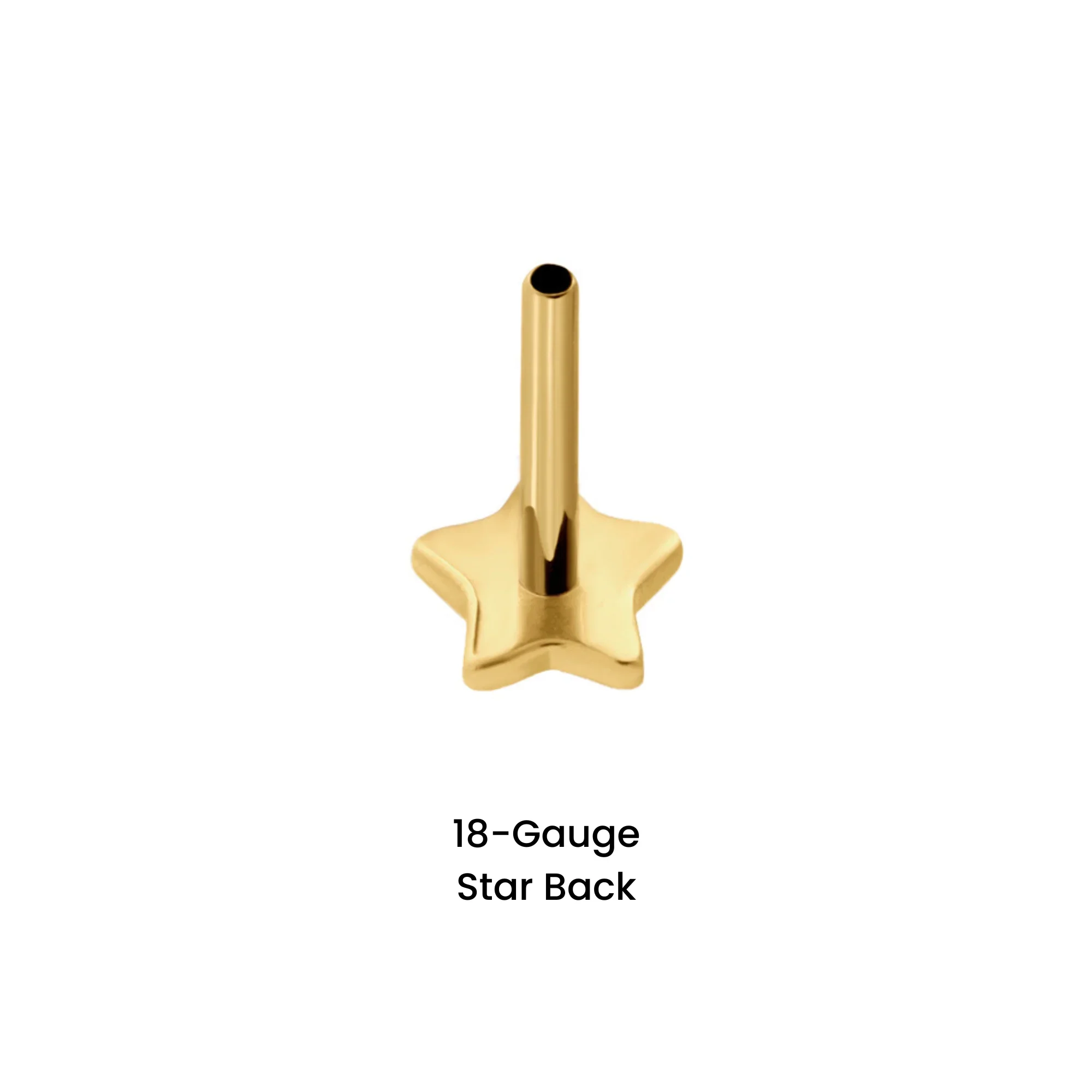 18 Gauge Special Shapes Flat Back Earring Back (Choose a Length) - Image 8