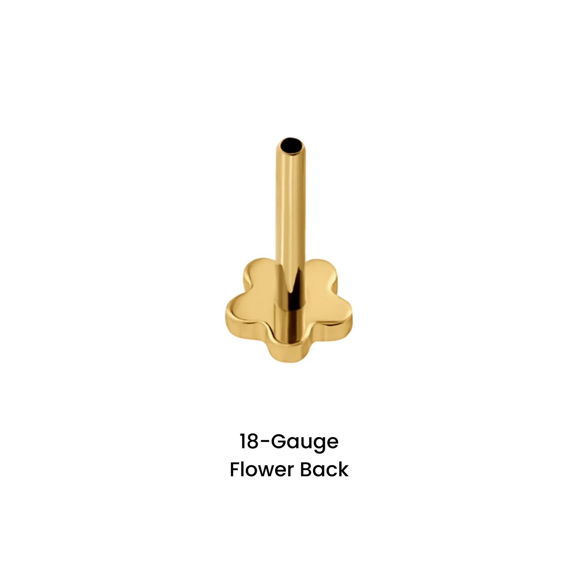 18 Gauge Special Shapes Flat Back Earring Back (Choose a Length) - Image 9