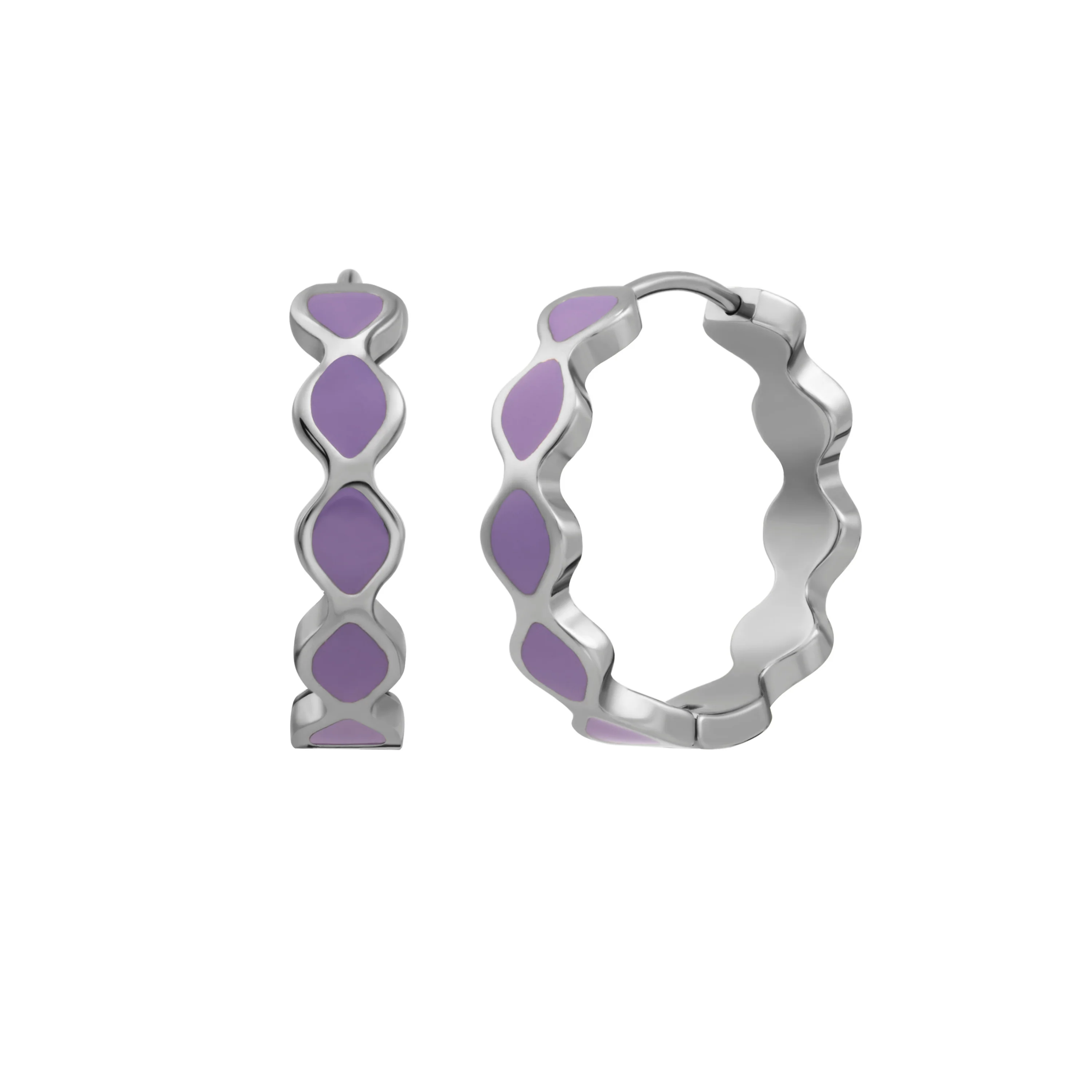 Wisteria Titanium Hoops - Image 5