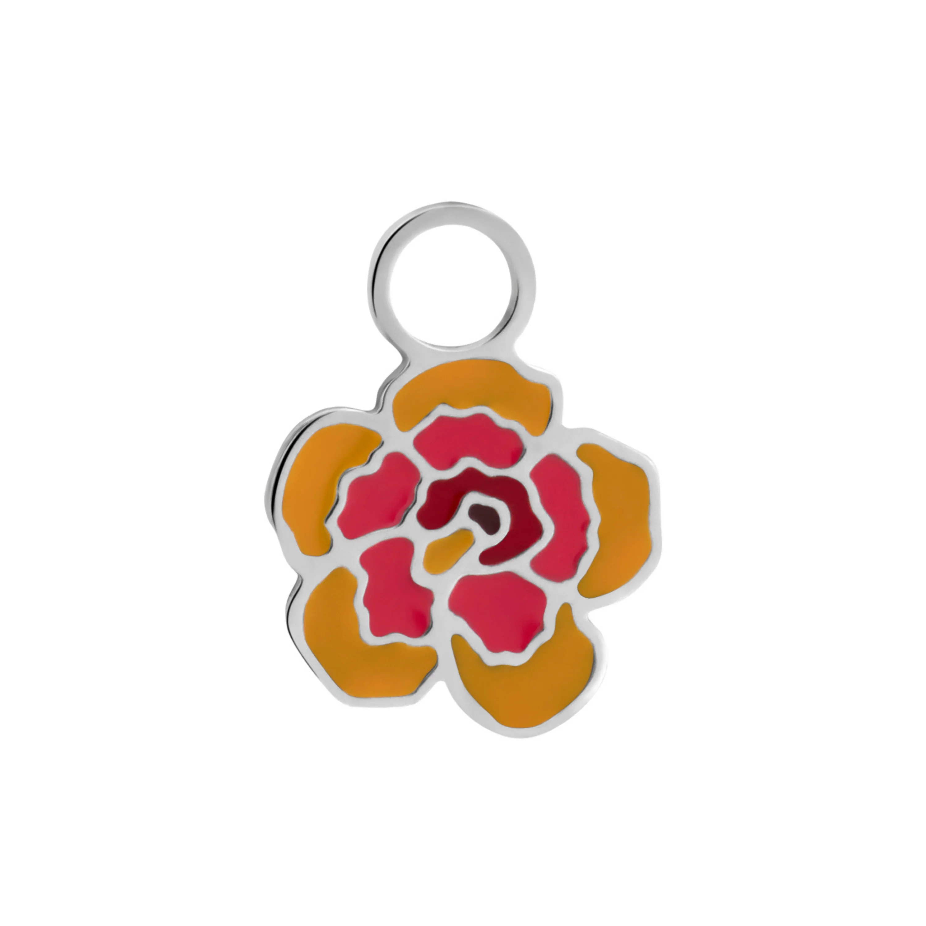 Yellow Hibiscus Hoop Charm - Image 4