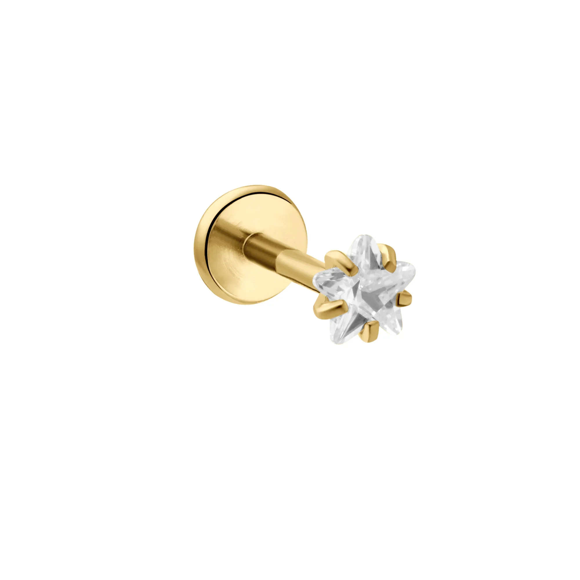 Lucky Star Flat Back Stud